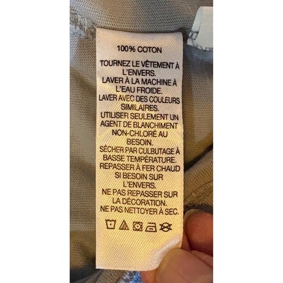 Vineyard Vines Mens Long Sleeve Pocket T Shirt Whale Logo Gray L - Picture 7 of 7